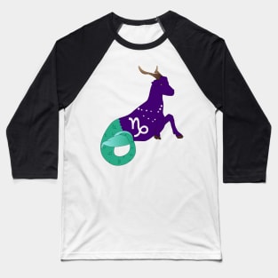 Capricorn 2 (Royal Purple) Baseball T-Shirt